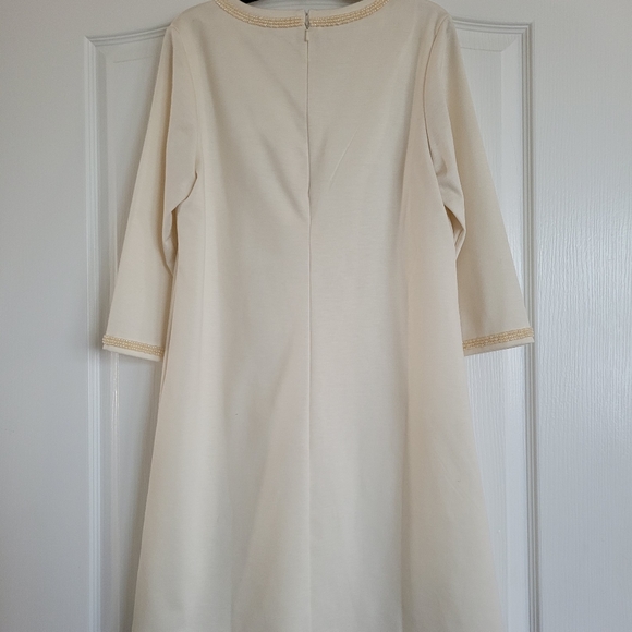 H&M cream pearls dress size 10 - Picture 2 of 5